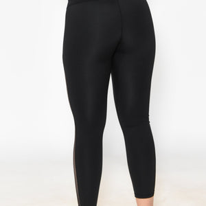 Mesh Leggings. Mesh Yoga Leggings. Black Yoga Leggings| < Monarch Athletics>