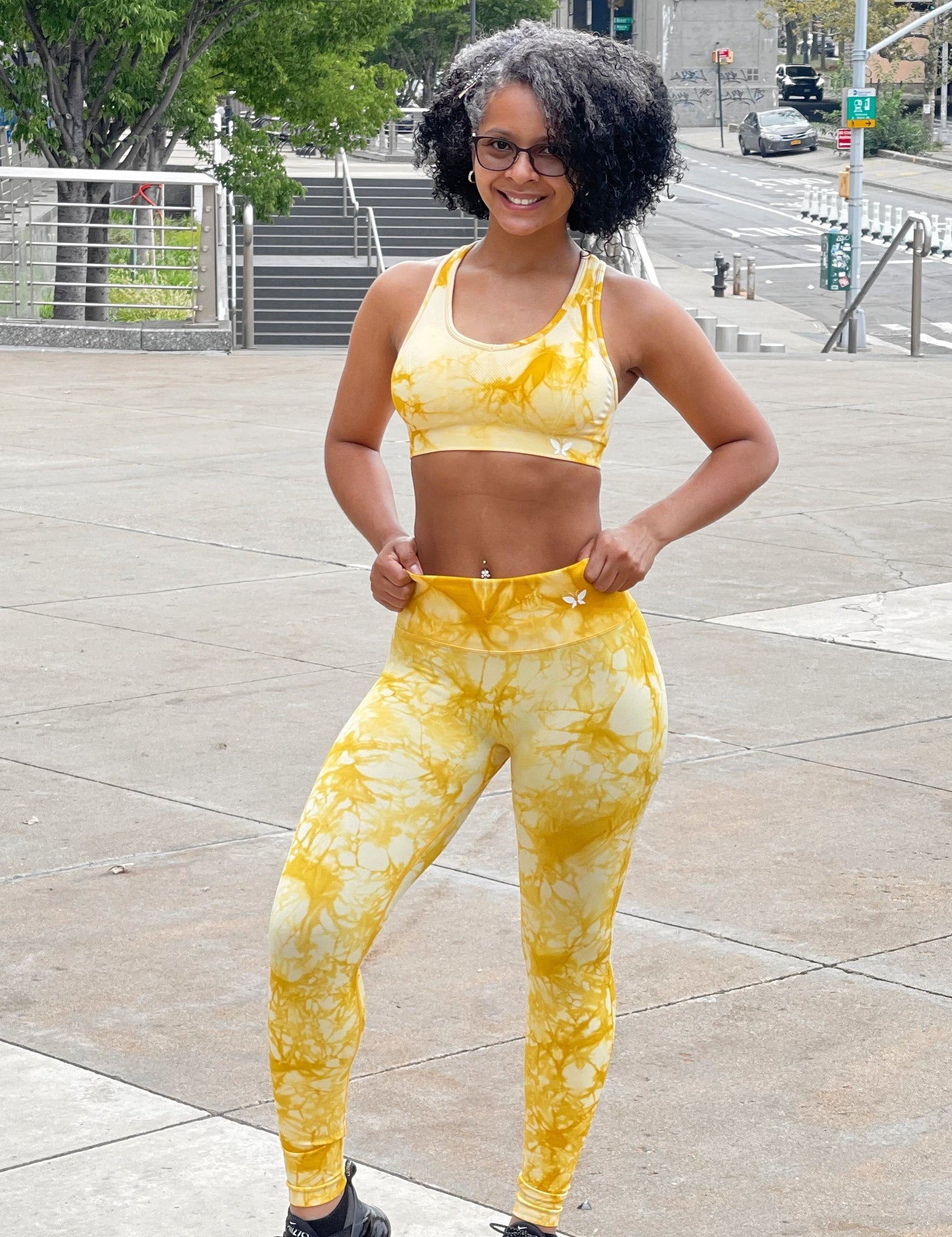 Tie Dye Set in Yellow
