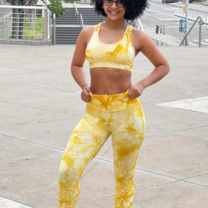 Tie Dye Set in Yellow